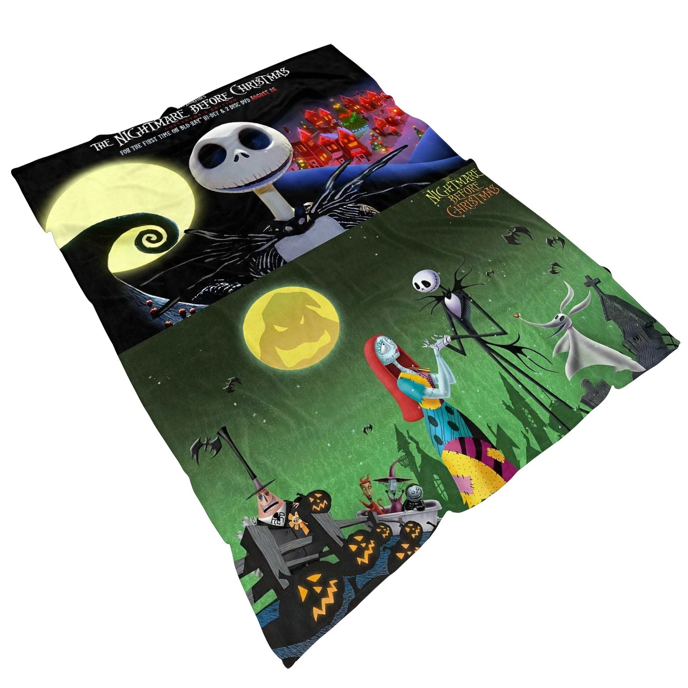 The Nightmare Before Christmas Jack HD Print Flannel Blanket Camping Blankets for Sofa Thin Blanket Modern Fashion Gift