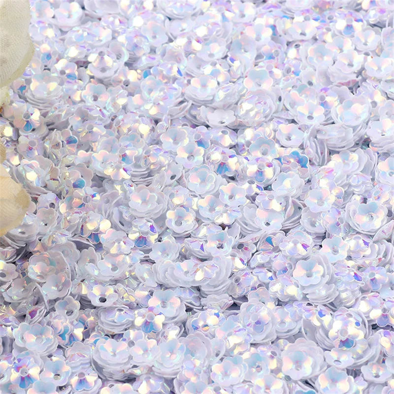 Lentejuelas 6mm Mix Cup Flower Sequins Paillettes for Crafts Glitter Confetti Nails Art Decoratio Sequin DIY Sewing Accessories