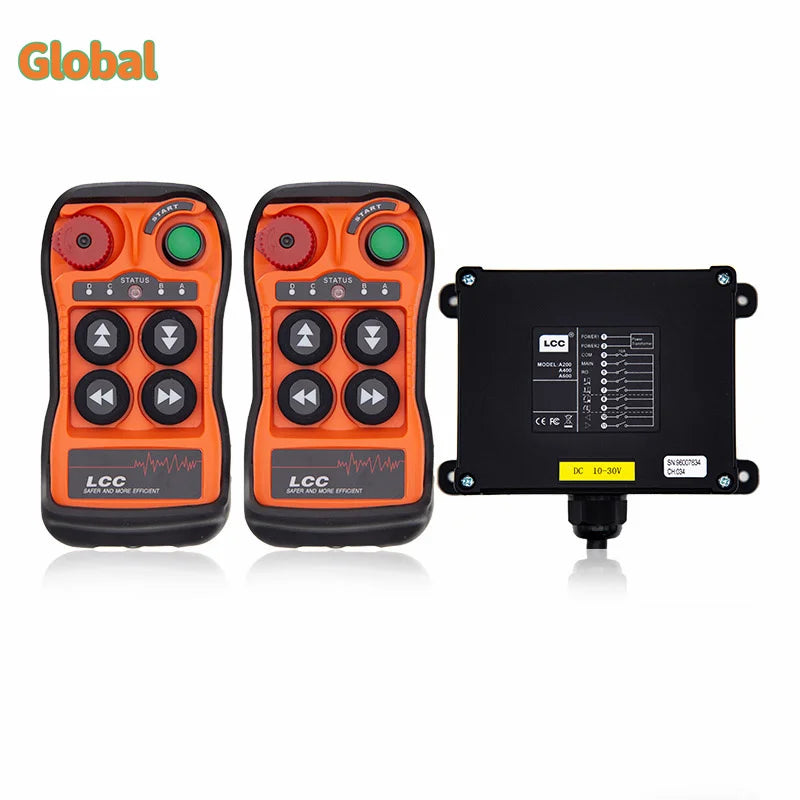 QA400 4 buttons single speed Industrial Wireless Radio Crane Remote Control switches winches Hoist track Crane Lift Control