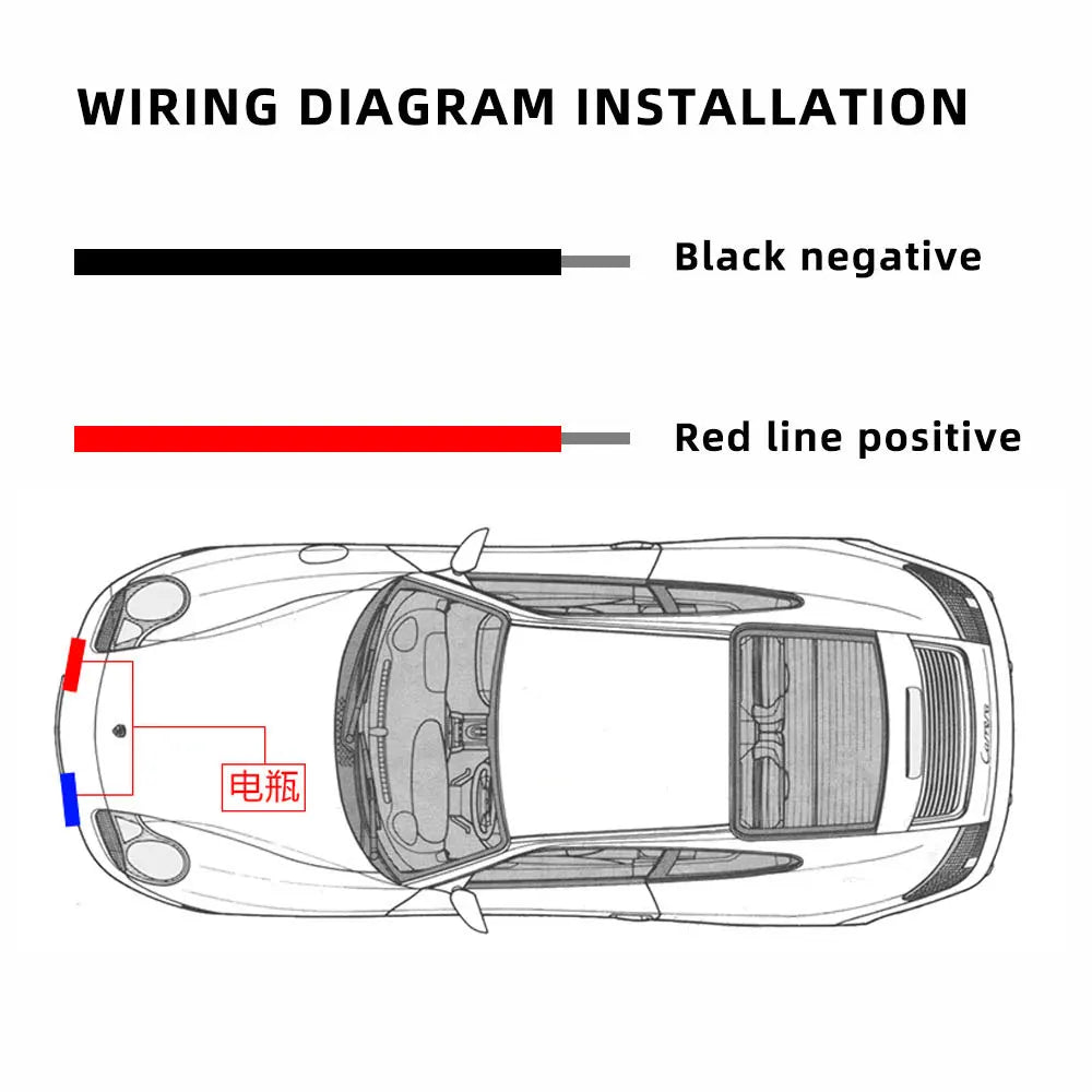 4led Strobe Led warning light police red blue flashing beacon CAR GRILLE SIGNAL LAMP Emergency lights Warning taillights Flasher