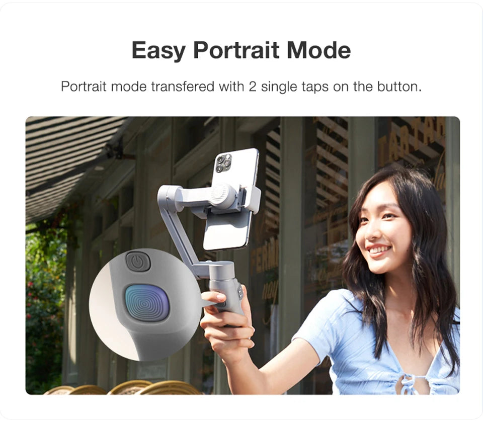 ZHIYUN Official SMOOTH Q3 Gimbal Smartphone 3-Axis Phone Gimbals Portable Stabilizer for iPhone 14 pro max/Xiaomi/Huawei