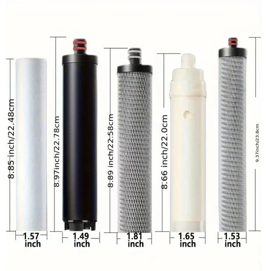 OSWNKW Water Purifier Filter Compatible Replacement For 4+1  Ultrafiltration Cartridge