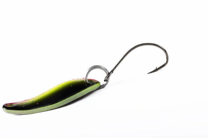 JYJ 2g 3g fishing kit jig spoon lure bait,hard metal spinner wobbler spoon trout bass area fishing gear lure spoon bait