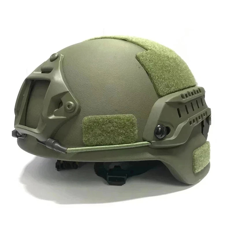 UHMWPE High Cut Ballistic Helmet MICH2000 With Wendy 2 Generation Suspension System NIJ Class IIIA Bulletproof Tactical Helmet