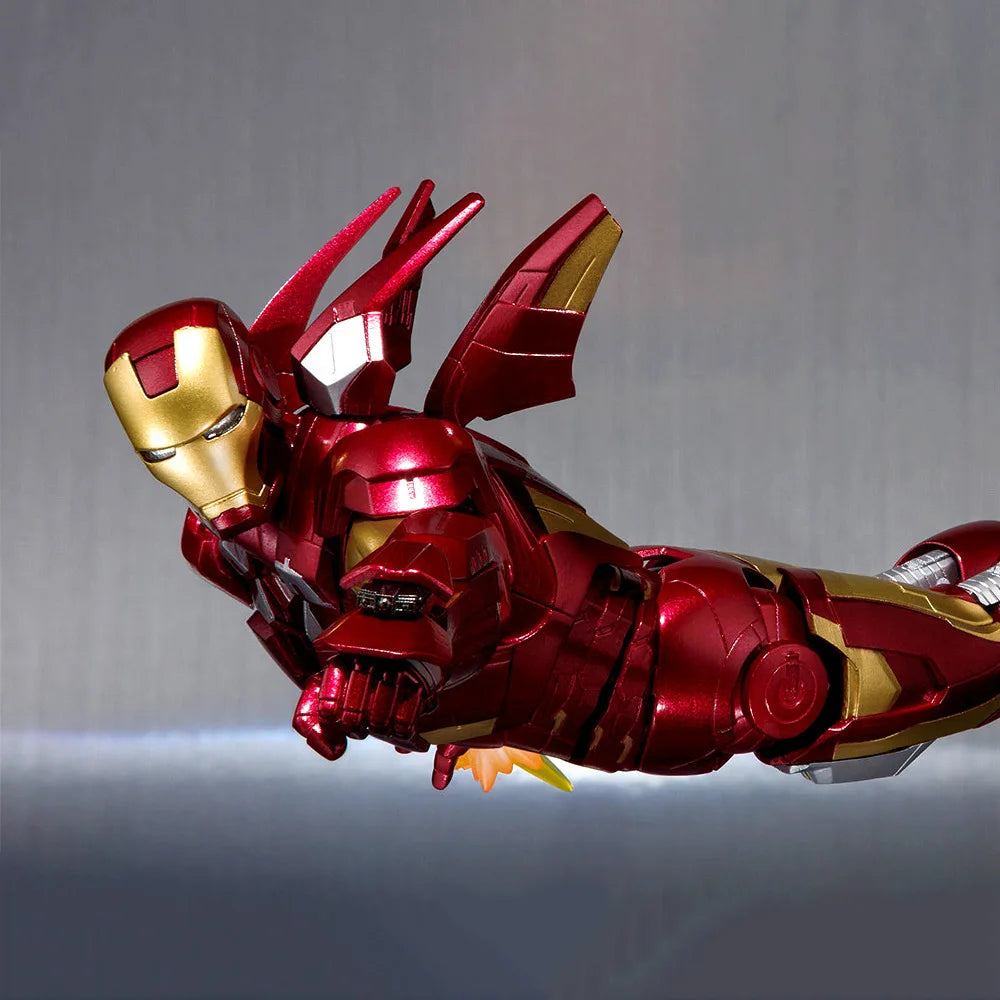 Hot Toys Iron Man MK7 MK20 Nano Armor Avengers League Sculpture Edition Handicraft Model for Adult and Child Toys