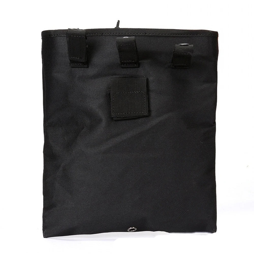 MOLLE Dump Pouch Tactical Mag Recovery Bag Drawstring Magazine Recycling Storage Pack Hunting Gear Holder