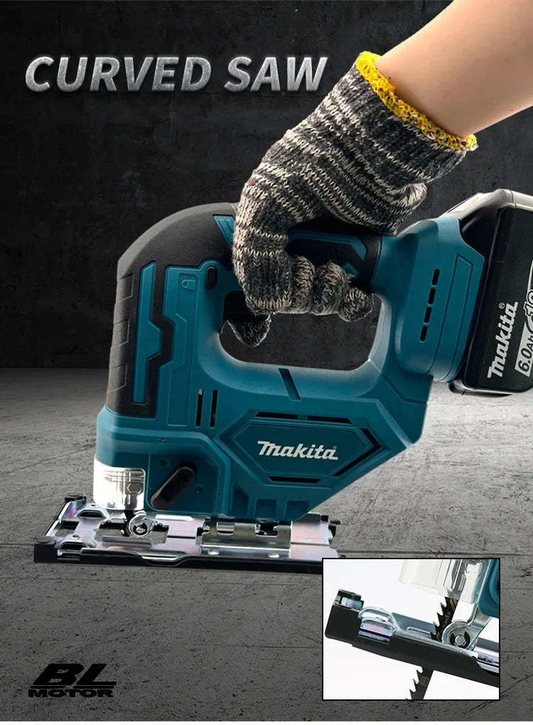 Original Makita DJV184Z Brushless Jig Saw Cordless LXT 18V Lithium Top Handle 340W Electric Saw   Power Tools Wood DJV182Z