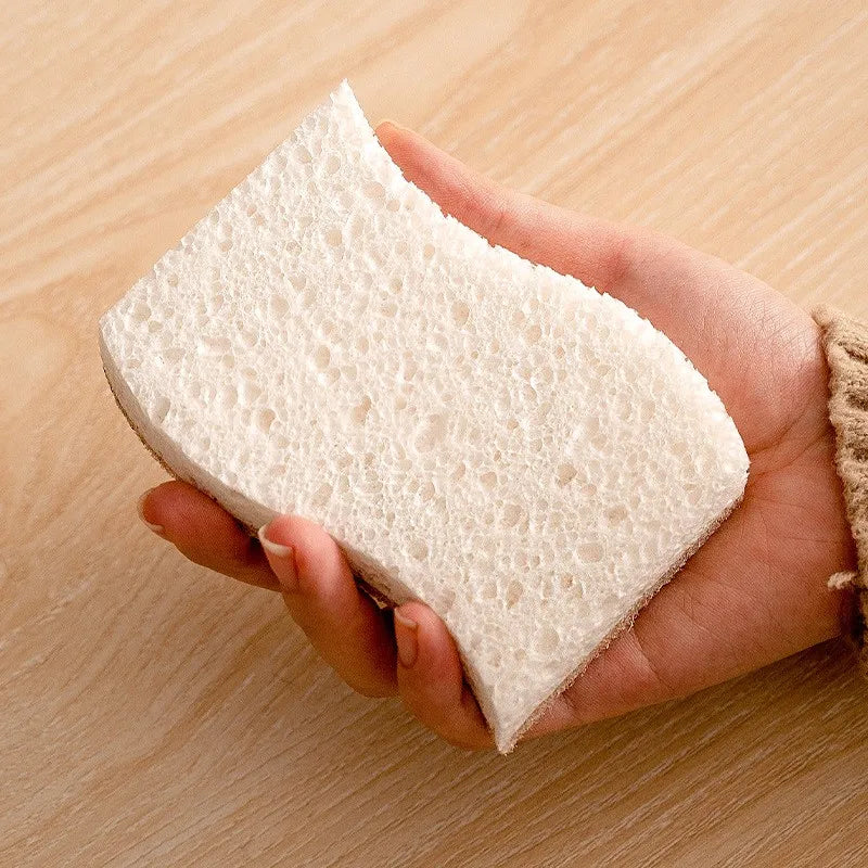 Natural Sisal Wood Pulp Cotton for kitchen dishes cleaning Multifunctional Dishwashing Sponges microfiber sponge