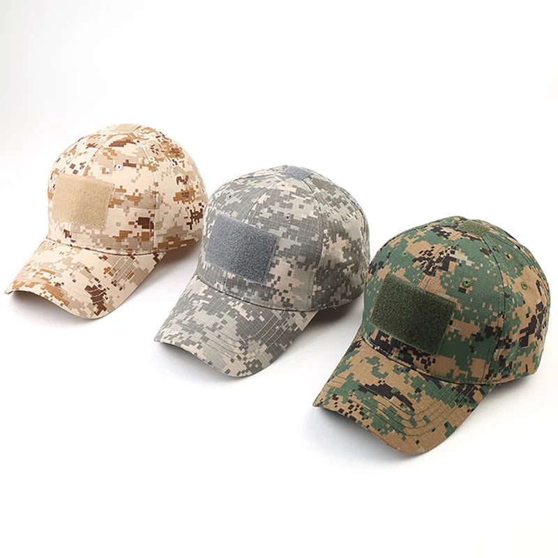 Outdoor Sport Snap back Caps Camouflage Hat Simplicity Tactical Camo Hunting Cap Hat For Men Adult Cap