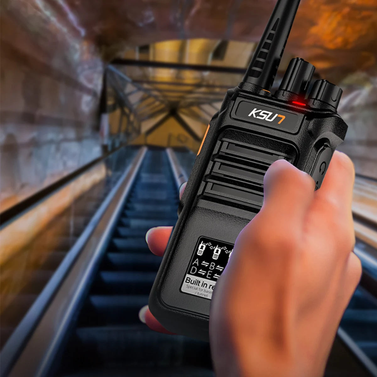 KSUT RL30 Repeater Walkie Talkie Long Range 2 Pieces Professional Wireless Communication Radios For Tunnel Cellar Talkie Walkie