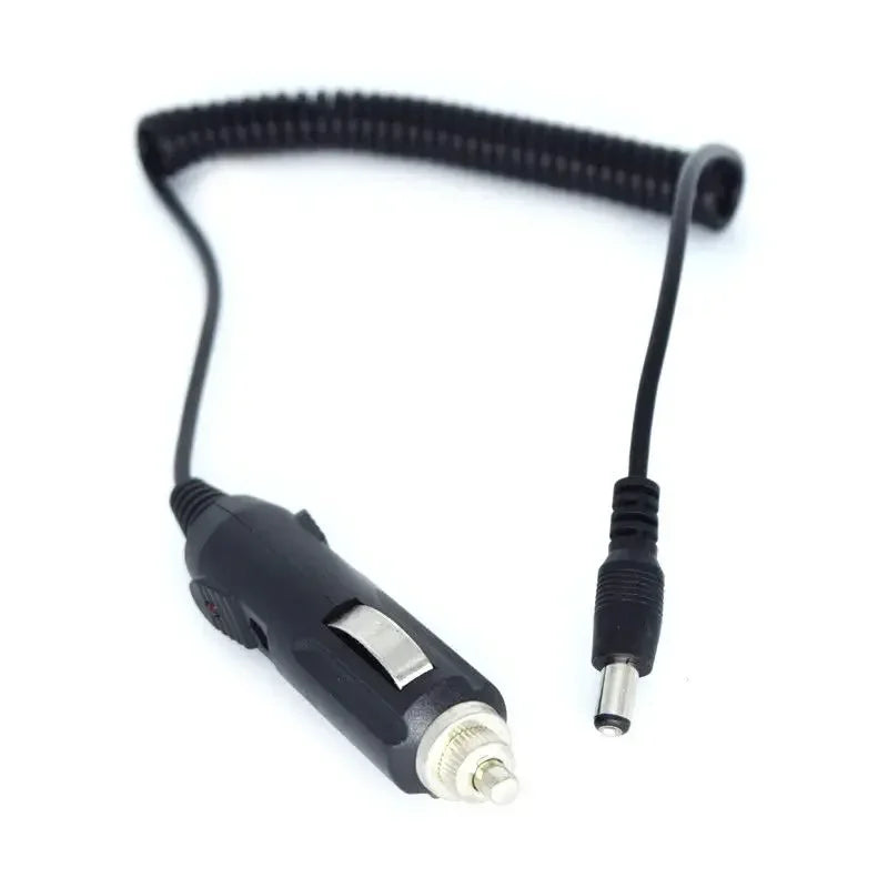 Baofeng DC 12V Car Charger Charging Cable Spring Cord Line for UV-5R 5RA 5RE PLUS UV5A+ Two Way Radios Walkie Talkie Accessories