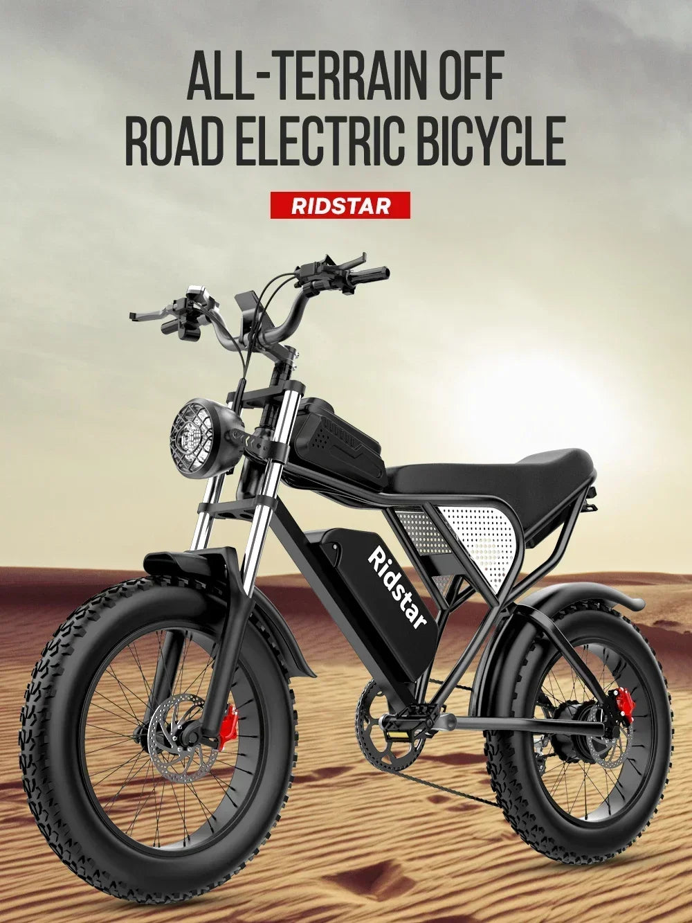 Electric Bicycle 2000W Powerful Motor 52V40AH Removable Battery Oil Brake 20*4.0inch Fat Tire Ebike Snow Mountain Electric Bike