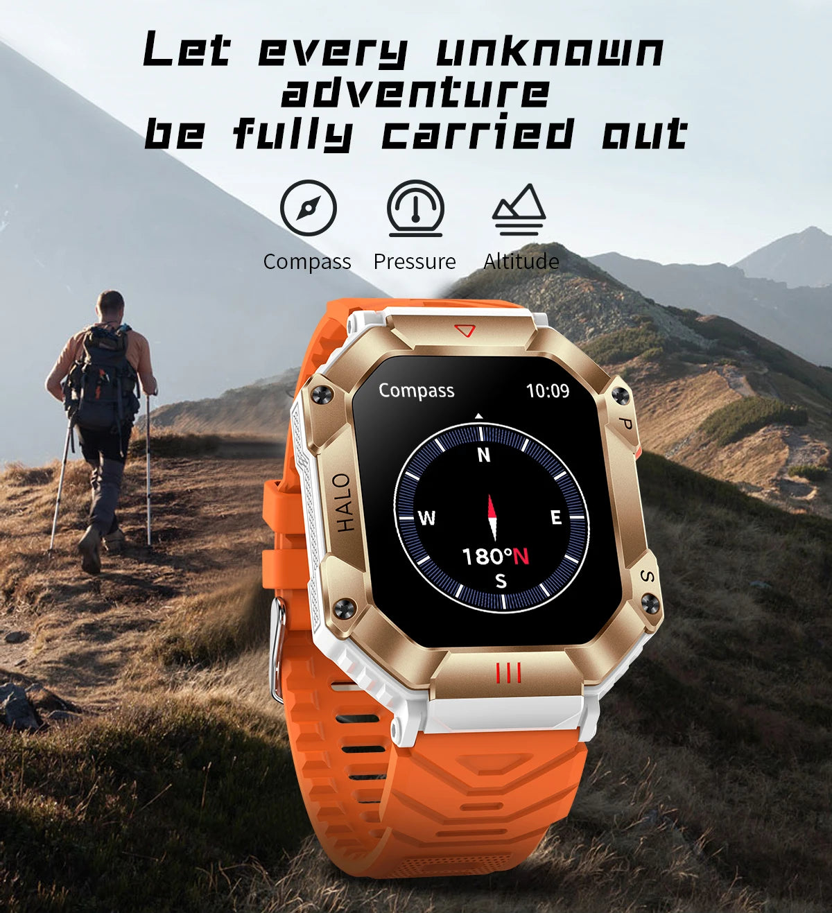 Men Smart Watch Fitness Watches Ip68 Waterproof Military Healthy Monitor AI Voice Bluetooth Call Smartwatch For Android IOS 2023