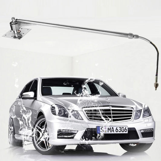 Stainless steel car wash rocker retractable 360-degree swing arm auto repair beauty equipment car wash high-pressure cantilever