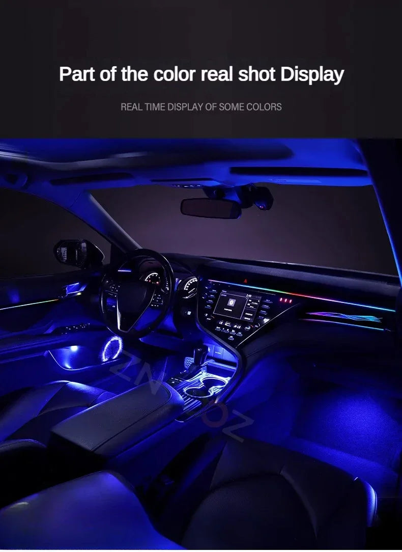 RGB 22in1 Car Interior Acrylic Car Ambient Lights For BMW E46 E90 E39 E60 E36 E30 E70 E91 E92 E93 Car  Accessories