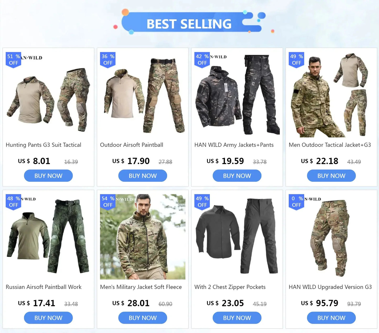 G3 Combat Pants with Pads Elastic Military Pant Tactical Gear Army Camo Outdoor Tactic Airsoft Cargo Casual Work Trouser