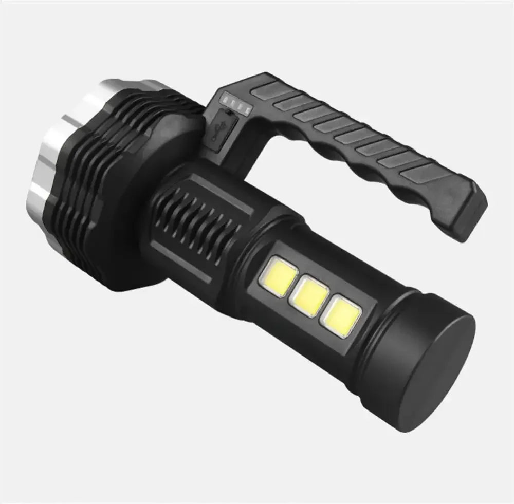 Most Powerful LED Flashlight USB Rechargeable Flashlights Outdoor Waterproof Torch Super Bright Emergency Lights