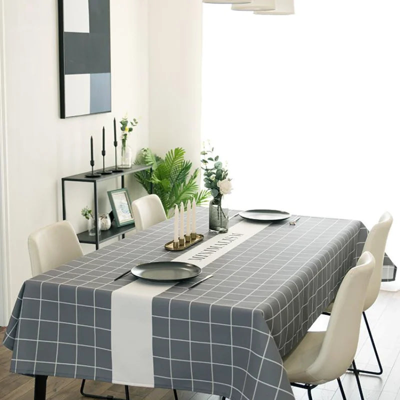 Nordic Simplicity Printing Rectangular Tablecloths For Table Party Decoration Dining Tables Cover Manteles