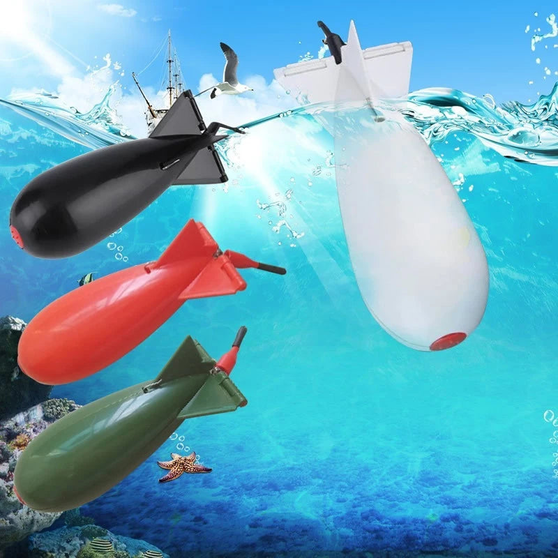 PRO BEROS Carp Fishing Rocket Feeder Spod Bomb Float Lure Bait Holder Spomb Pellet Rockets Feeders Position Gear Accessories