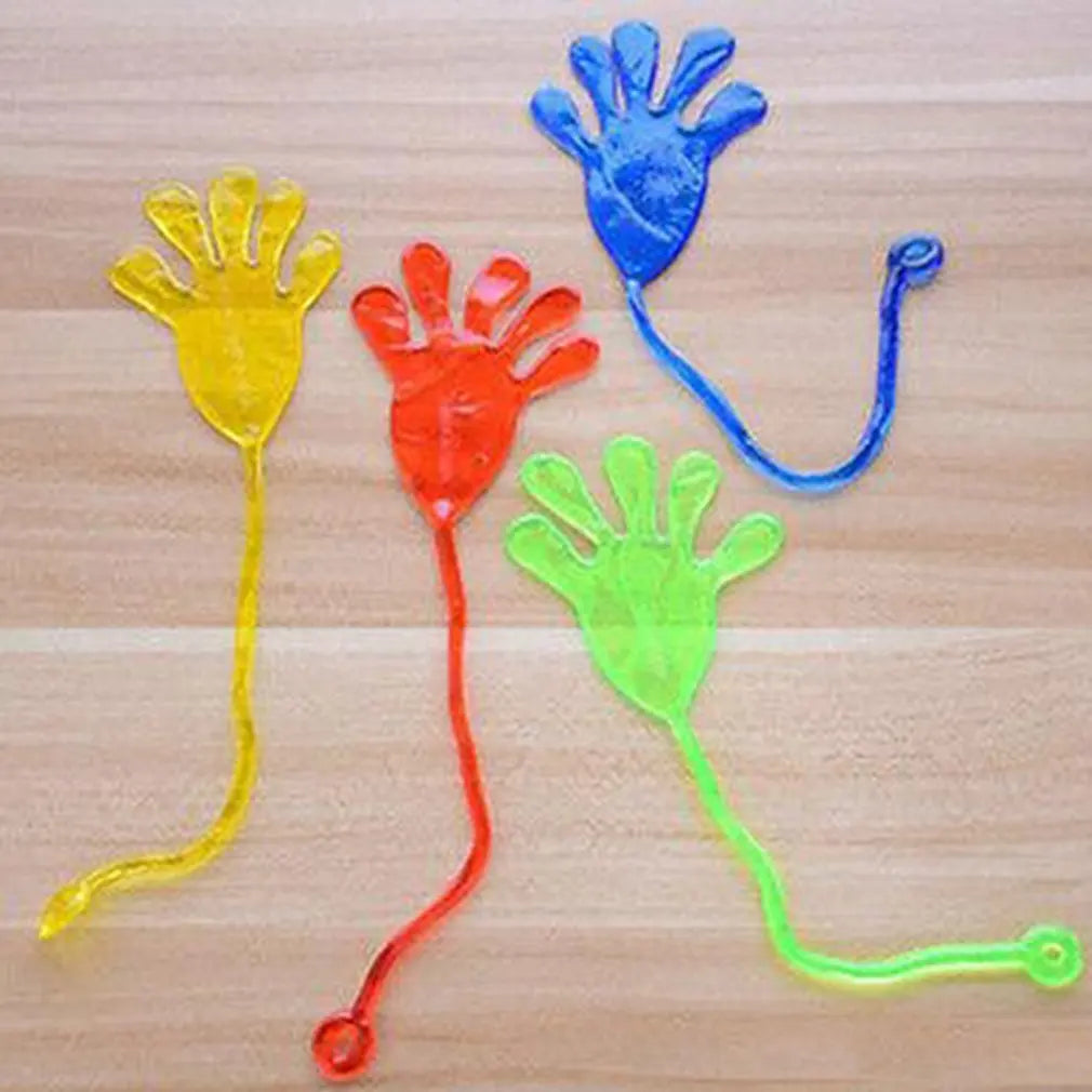 1pc Squishy Toy Slap Hands Palm Toy Elastic Sticky Toy For Kid Gift Party Gags Practical Jokes Elastic Creative Tricky Toys