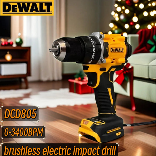 DeWalt DCD805 Power Tool Electric Drill 20V Brushless Cordless Screwdriver Impact WrenchCompact Drill Drill/Driver Power Tools