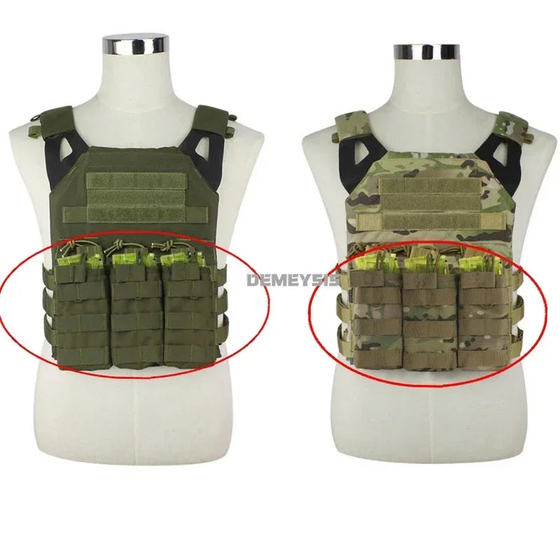 1000D Nylon Single / Double / Triple Magazine Pouch Tactical M4 Pouch Molle Paintball Airsoft Magazine Pouch