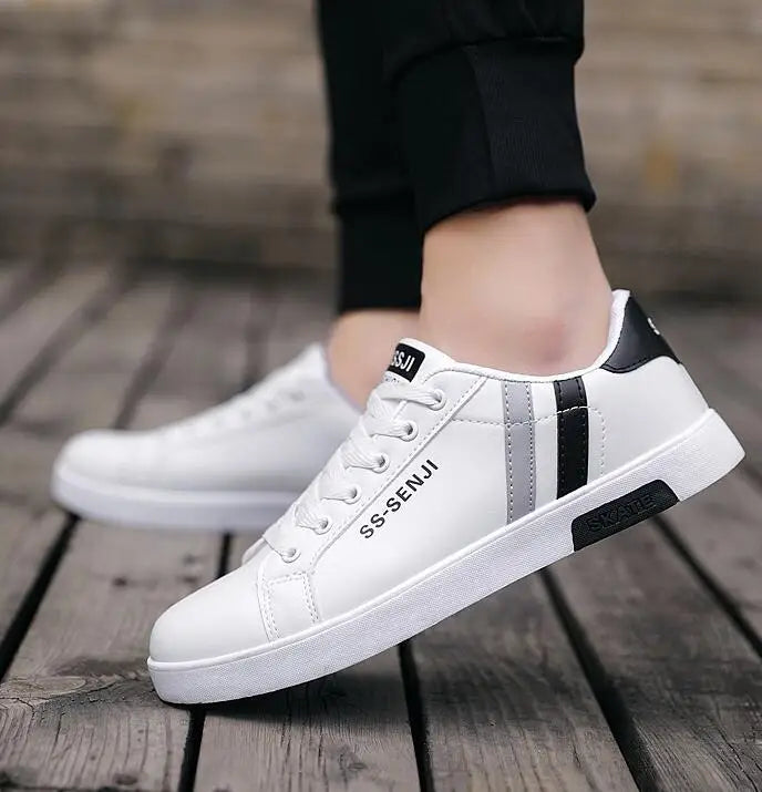 Sneakers Men Shoes Men Vulcanized Cheap Flat Comfortable Spring Autumn Fashion White Casual Sneakers Men's Shoes Chaussure