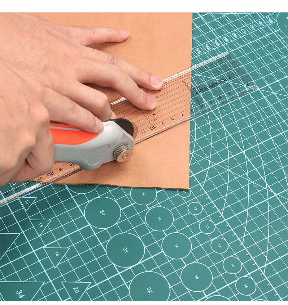 QJH 60*45cm A2 PVC Cutting Mat Board Durable Self-healing DIY Sewing Student Art Paper Engraving Pad Leather Craft Tool