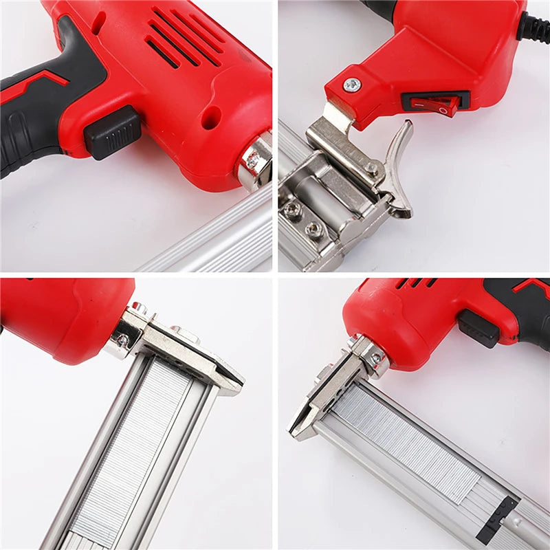 Electric Stapler Nail Gun Staple Gun F30 Nailer Furniture Tool Wood Frame Stapler Woodworking Power Tool for Home Upholstery DIY