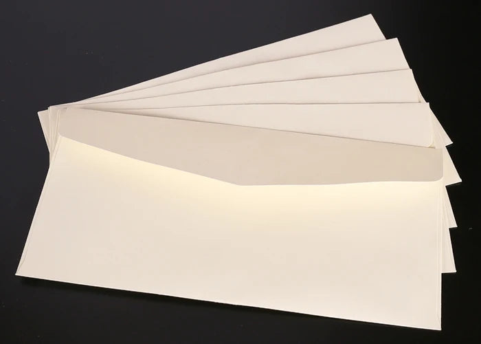 20pcs 22x11cm Blank leather large triangle flat open window envelope stationary paper  envelopes for letters