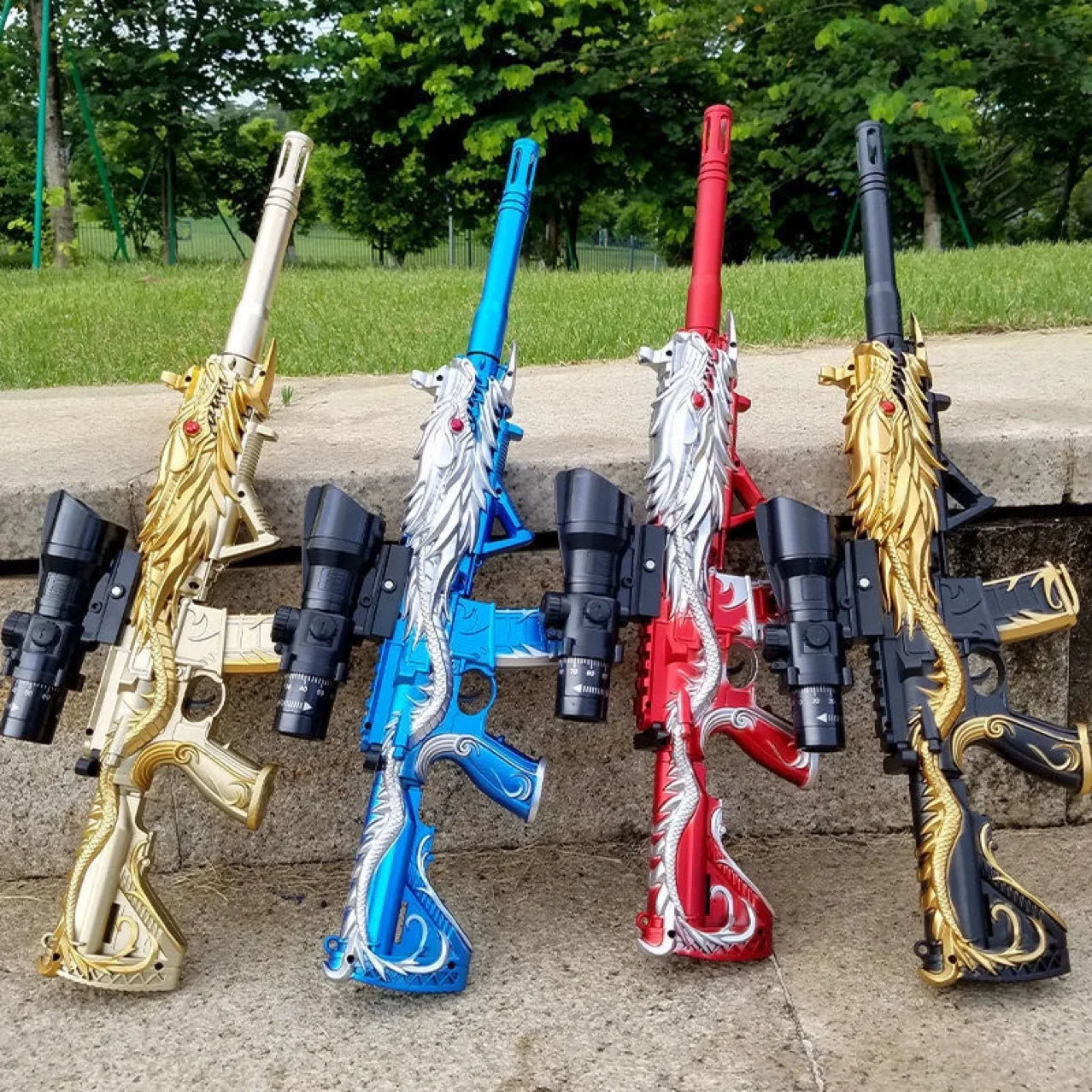 Children's Toy Gun Soft Play  Five -claw Gold Dragon M416 Sniper Rifle Boy Gift Nerf Toy Gun  Arma Gel Shooting  Simulation