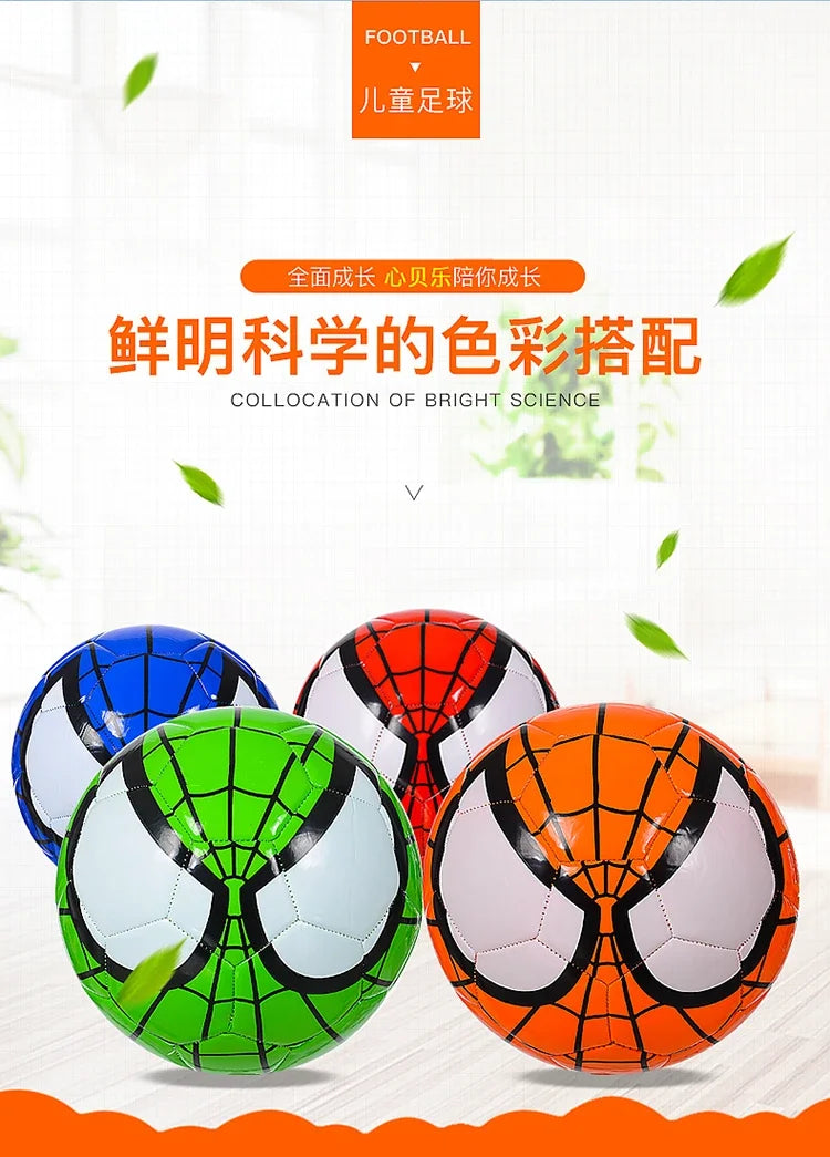 Disney Spider-Man kids Football Ball SpiderMan Student Football Campus Training Game PVC Football Children's Birthday Gift Toys