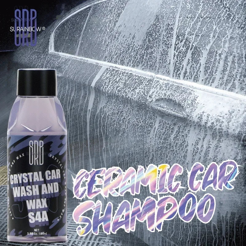 Ceramic Car Wash Shampoo  Car Wash Wax Quick Coating Wax High Foam Cleaning Polish Wax Car Accessories