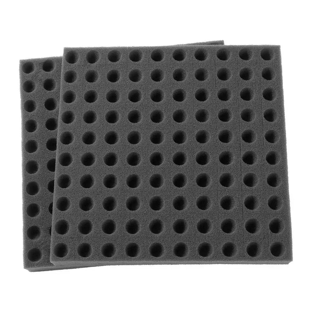 100pcs Slot Foam Hole Sponge Hydroponic Seedling Cultivation Vegetable Hollow Cross Soilless Sponge Block Garden Accessories