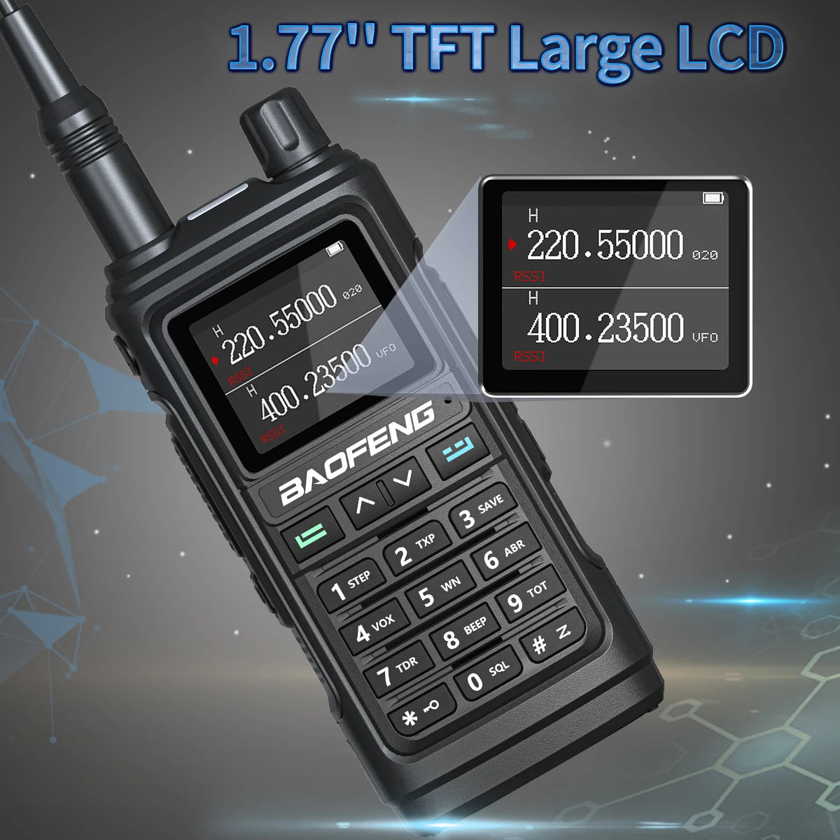 Baofeng UV-17 Pro V2 Wireless Copy Frequency Tri Band Waterproof Powerful Walkie Talkie Long Range UV-5R UV S9 Two Way Radio