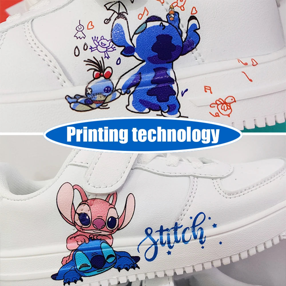 Lilo Stitch girls Shoes sneakers for children Student Casual basketball shoes Stitch Kid Sneakers Running Fashion Sports Shoes