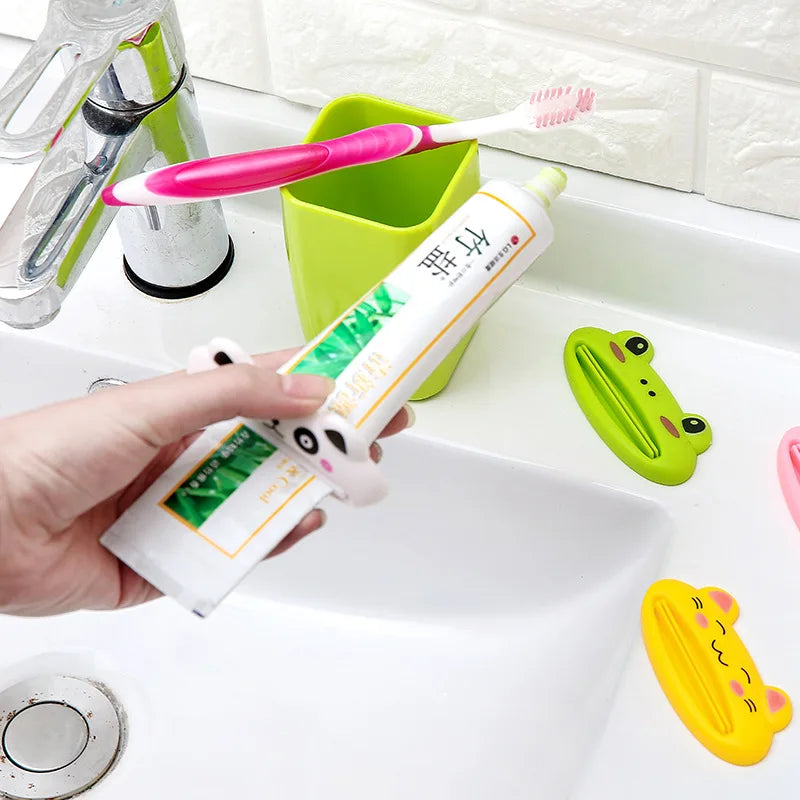 Kitchen Accessories Bathroom Multi-function Tool Cartoon Toothpaste Squeezer Kitchen Gadget Useful Home Bathroom Decoration