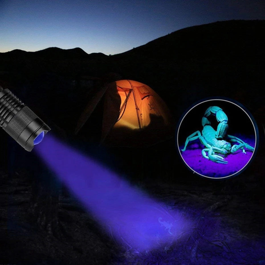 300Lumens 7W Waterproof Lanterna Zoomable Led Flashlight Red Light Torch 3Mode Penlight Portable Led Lights for AA/14500 battery