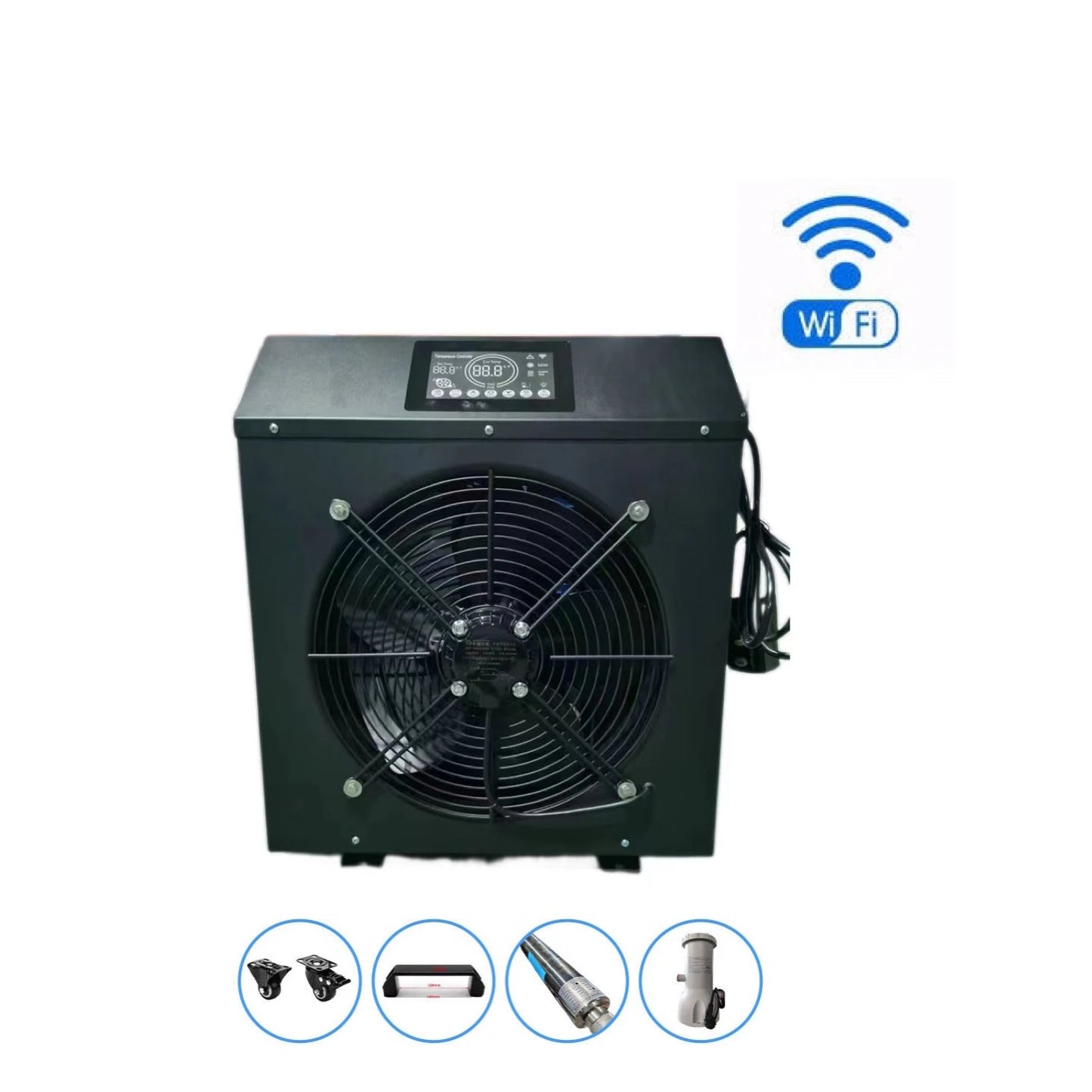 2024 New Professional Athlete 1HP Cold Water Ice Bath Chiller, Cold Water Circulation System Carries WiFi Filtered Ozone UV