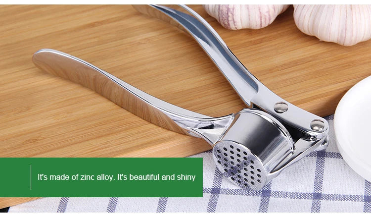 Garlic Press Mincer Stainless Steel Multifunction Crusher Kitchen Cooking Ginger Squeezer Masher Handheld Ginger Mincer Tools