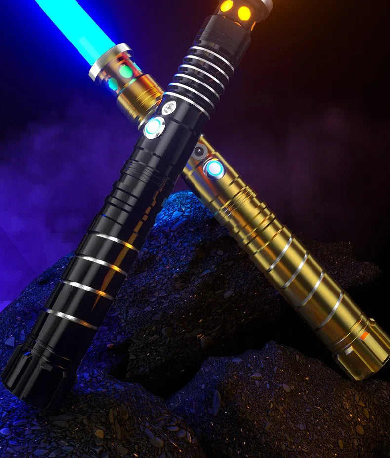 Lightsaber Metal Laser Sword Toys RGB Light Saber 7 Color Change Kids Soundfonts Force FX FOC Blaster Toys Jedi Laser Sword Gift