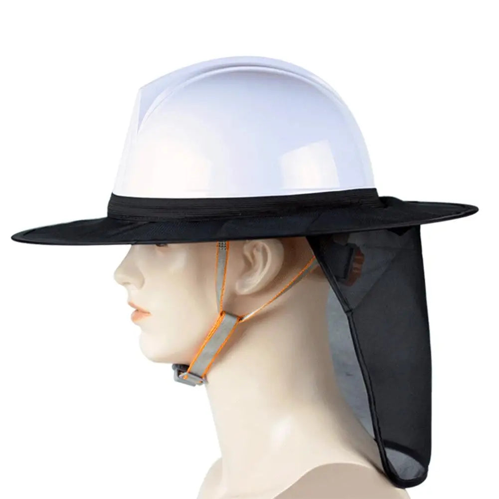 Construction Safety Hard Hat Neck Helmet Hat Cover Sun Shade Stripe Kit Sun Protection Accessories For Garden Worker