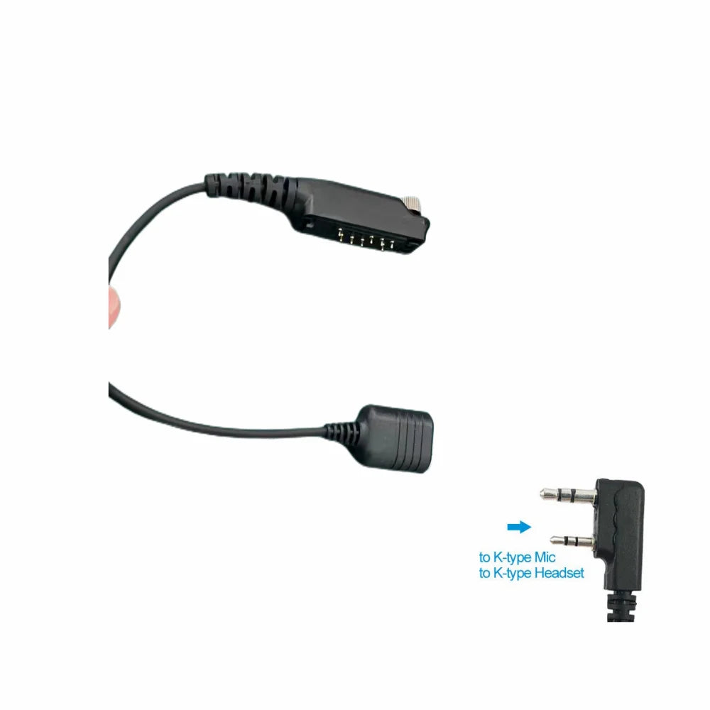 Radio For SEPURA STP8000 Talkie-Walkie Adapter Cable to K 2 Pin Suitable for  STP8030, STP8035 stp8038 Headset Mic Accessorie