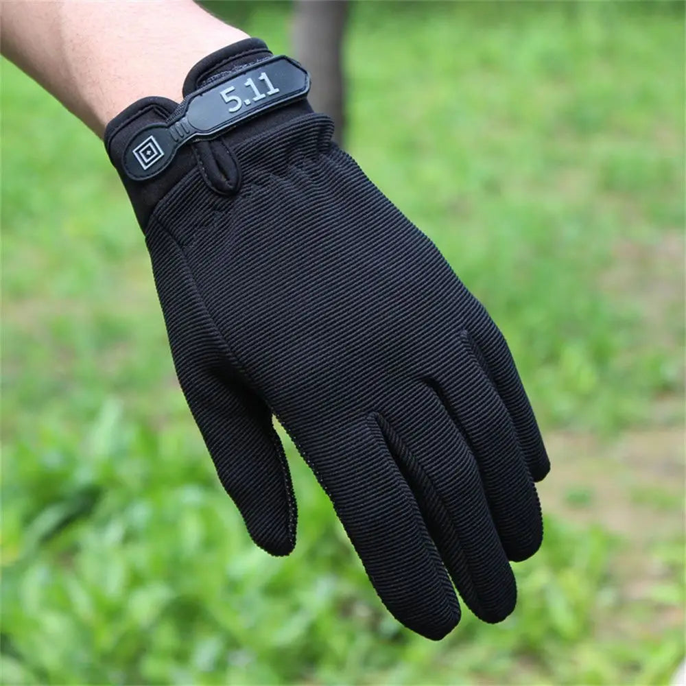 Long Finger Gloves Outdoor Gloves Men's Thin Driving Tactical Fitness Sports Long Finger Gloves