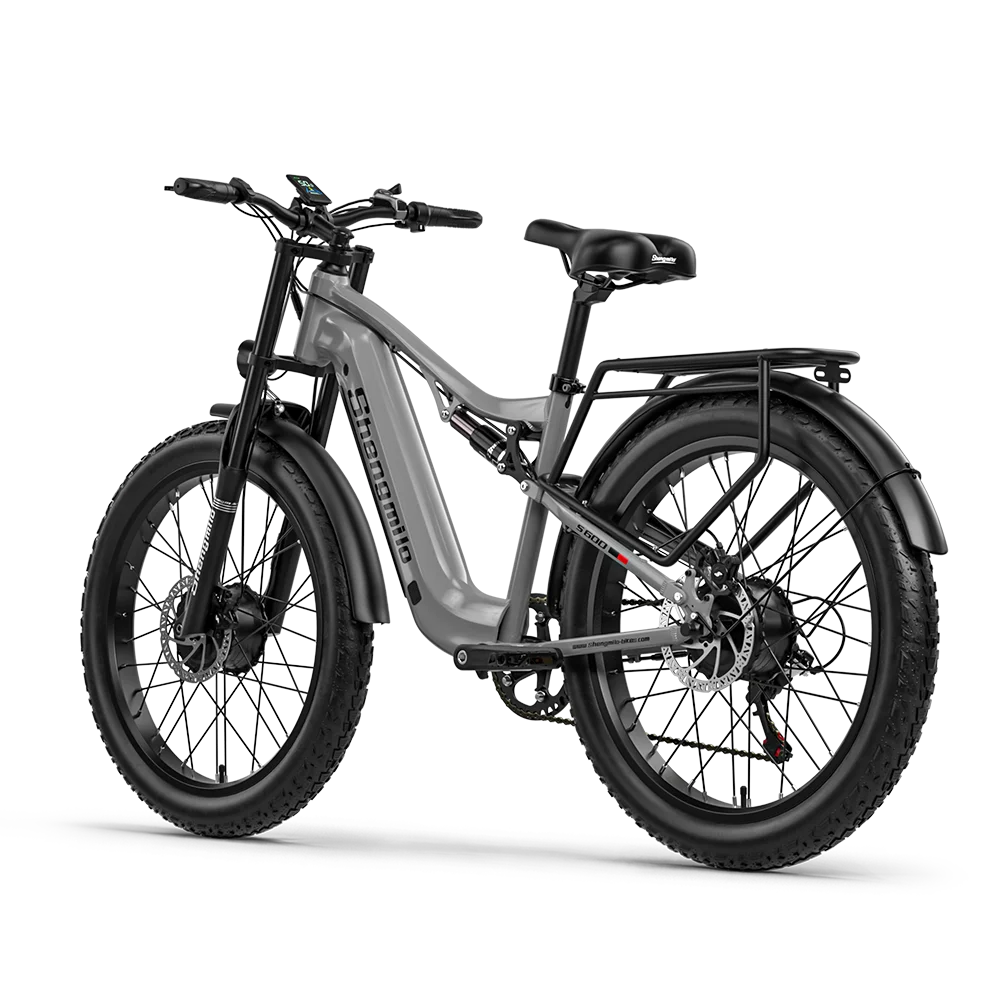 Shengmilo S600 Adult Electric Mountain Bike2000W Dual Motor 48V17.5AH ebike,Dual Suspension Electric Bicycle（US Warehouse））