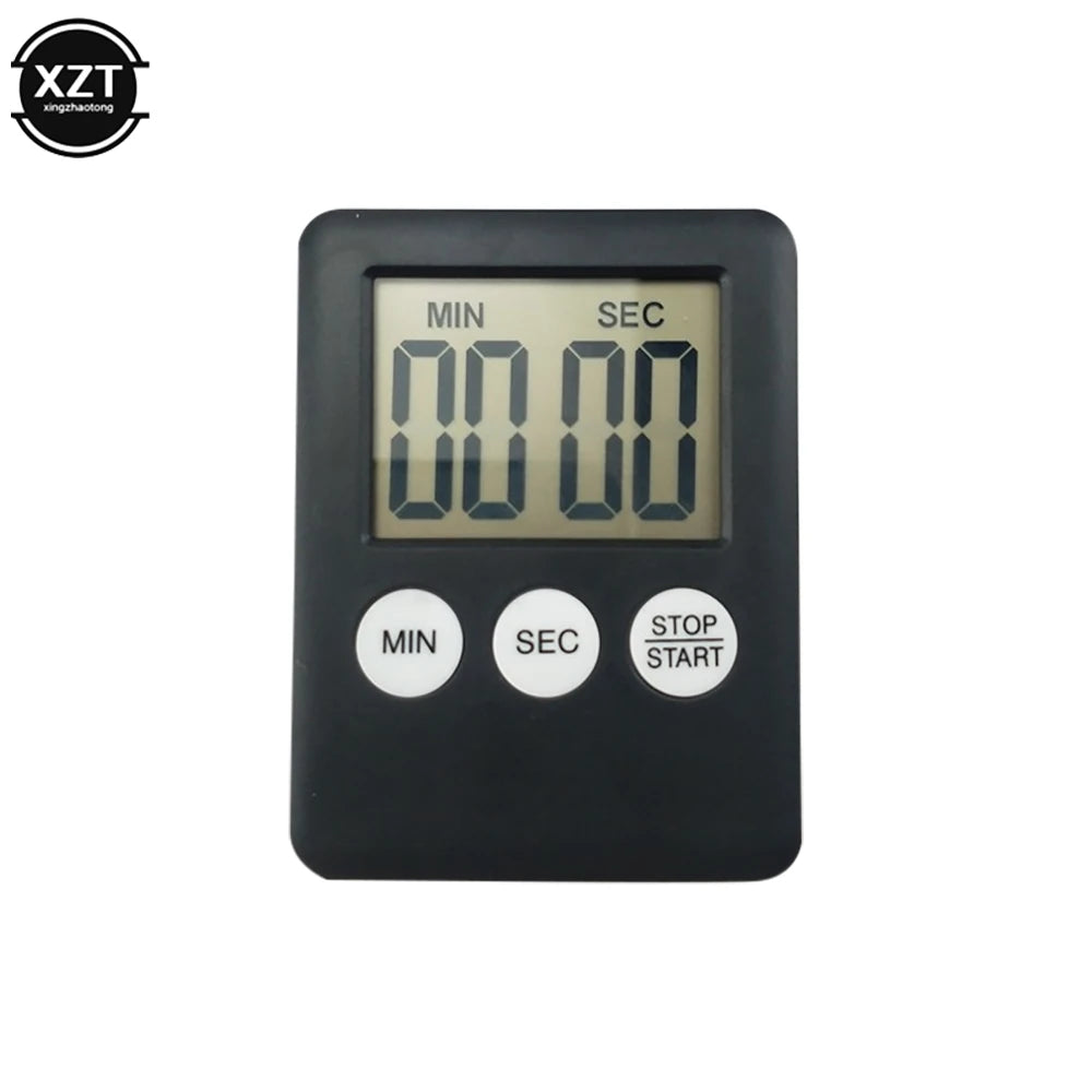 Magnetic Kitchen Timer Digital Cooking Baking LCD Count Down Up Loud Alarm Countdown Alarm Magnet Clock Sleep Clock Kitchen Sup