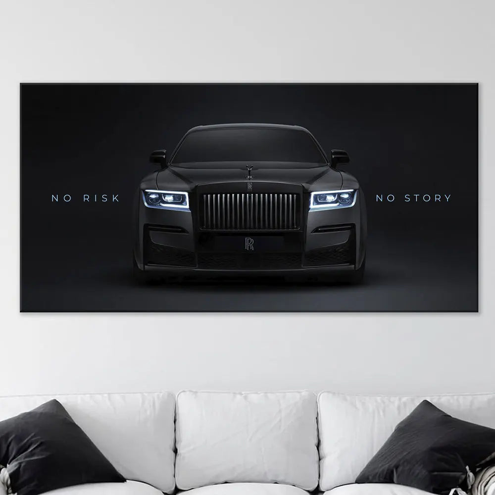 Black Car Canvas Painting Prints Picture Posters For Living Room Bedroom Wall Art Motivation Office Decoration Large Mural Gift