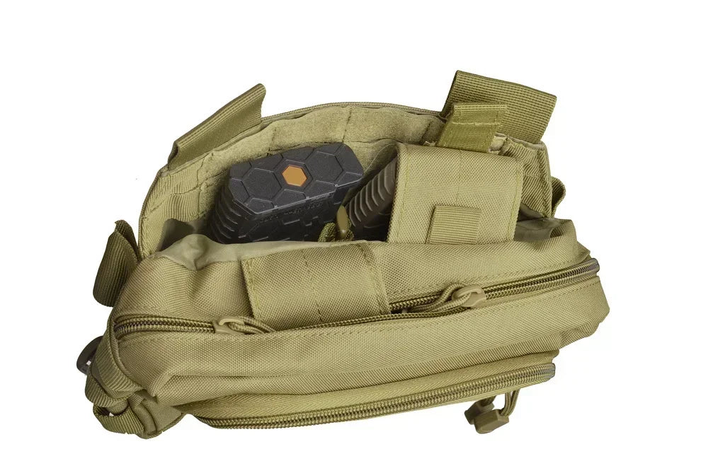 Tactical 2 Banger Bag Messenger Range Bags Hunting Large Capacity Storage Bag Crossbody Shooting Hunting Gear Chest Bags