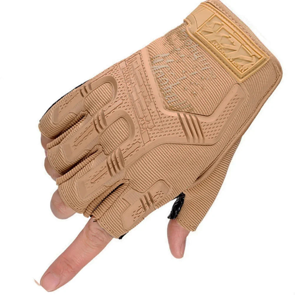 Tactical  Gloves Half Finger Paintball Airsoft Shot Combat Anti-Skid Men Bicycle Full Finger Gloves Protective Gear