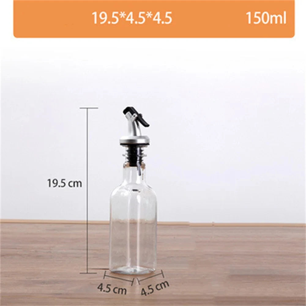 150ML/250ML/500ML Oil Pot Plastic Leak-proof Kitchen Seasoning Soy Sauce Vinegar Bottle Transparent Olive Oil Bottle